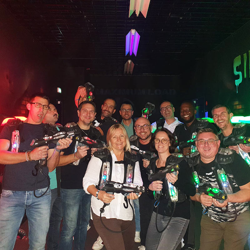 Soirée laser game avec les membres du Club d'affaires angevin